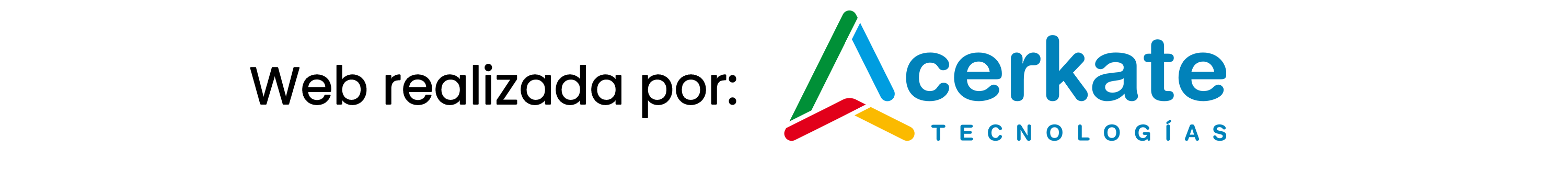 Web realizada por Acerkate Tecnologias